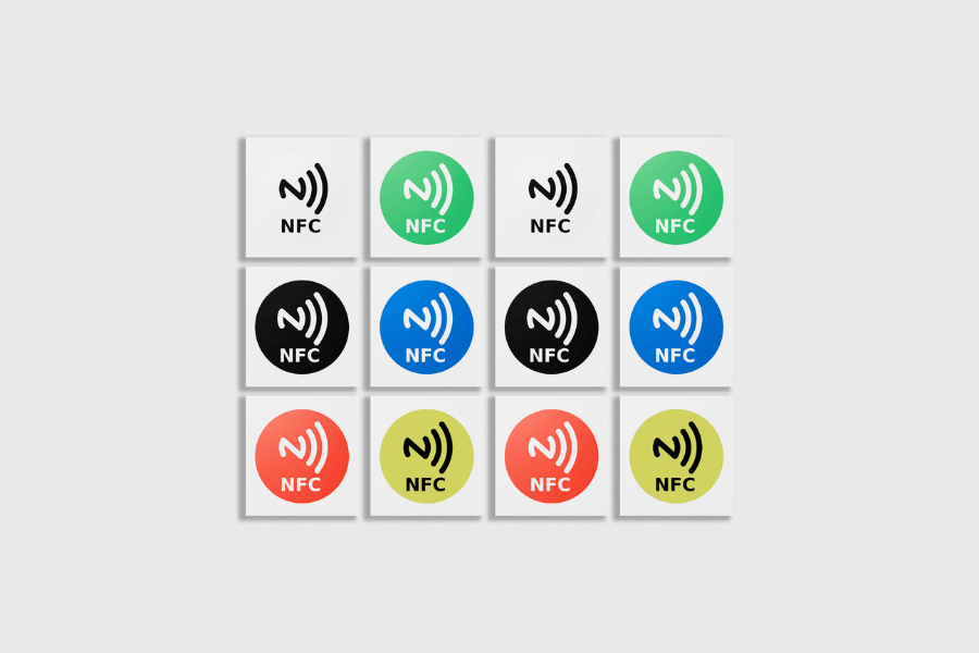 NFC-kleebis NTAG213, erinevad (12 tükki)