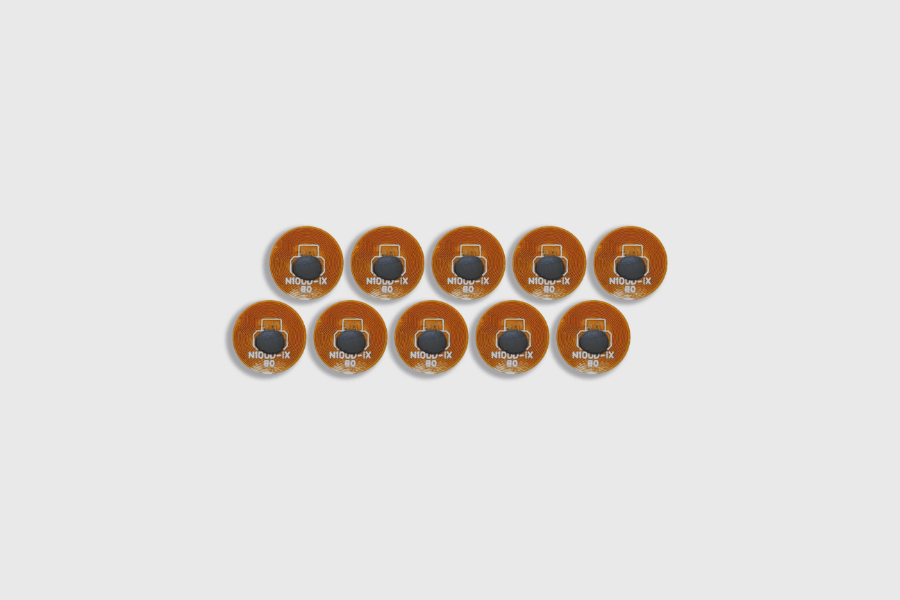 NFC-kleebis, ümmargune, NTAG213, 10 mm (10 tükki)