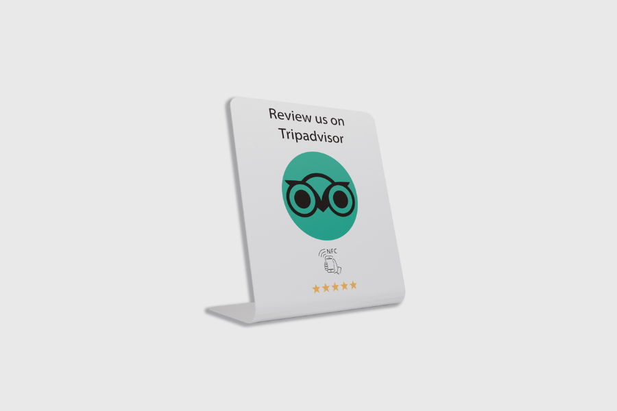 TripAdvisor NFC-ekraan