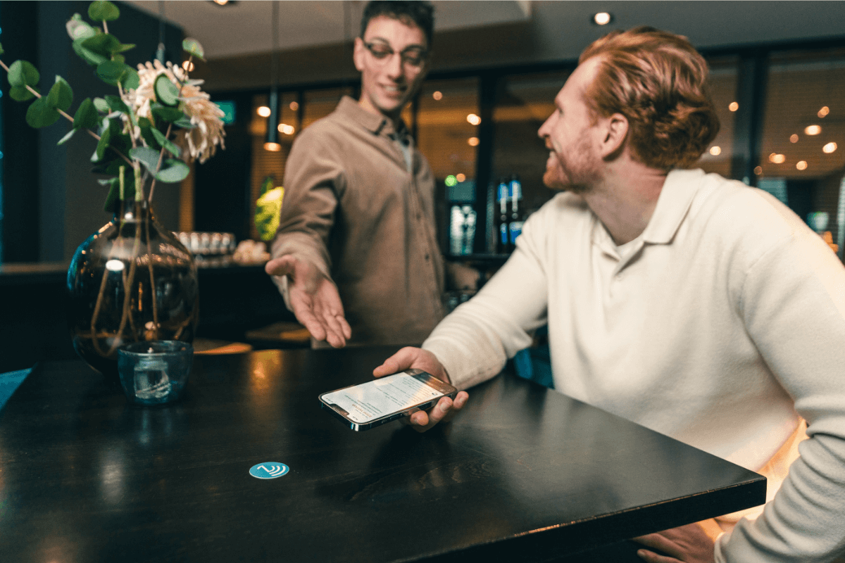 Tellimuse vormistamine NFC abil
