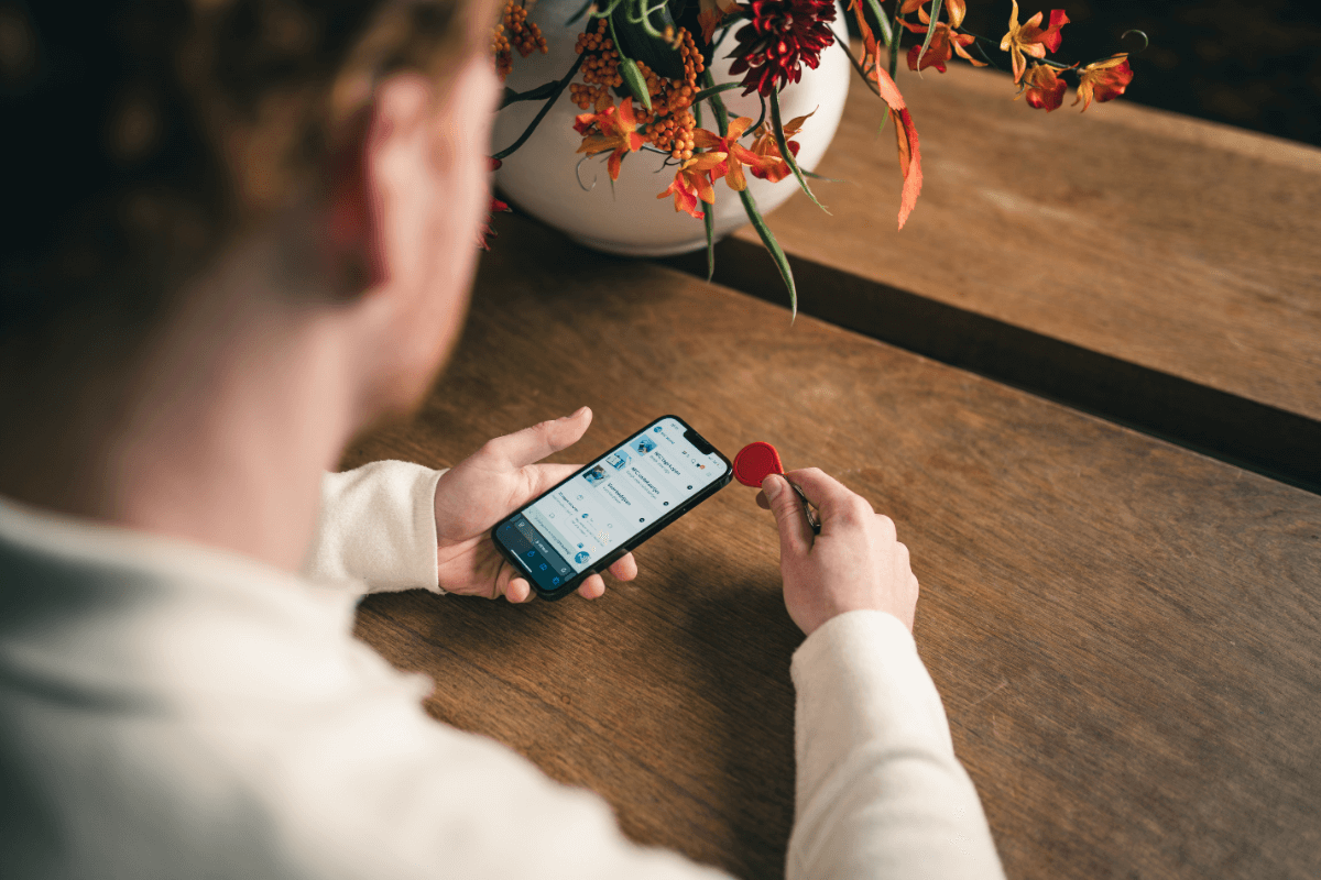 NFC-võtmehoidja – veebisaidi link