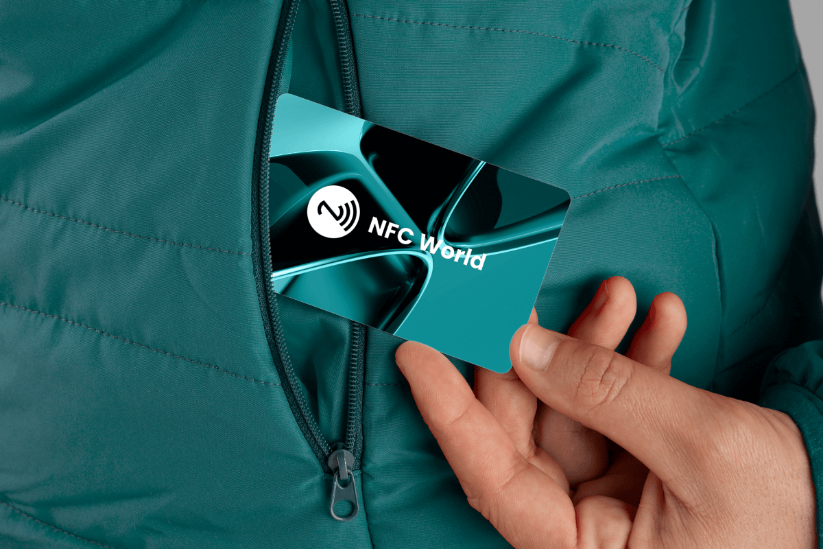 NFC-visiitkaart jakitaskus