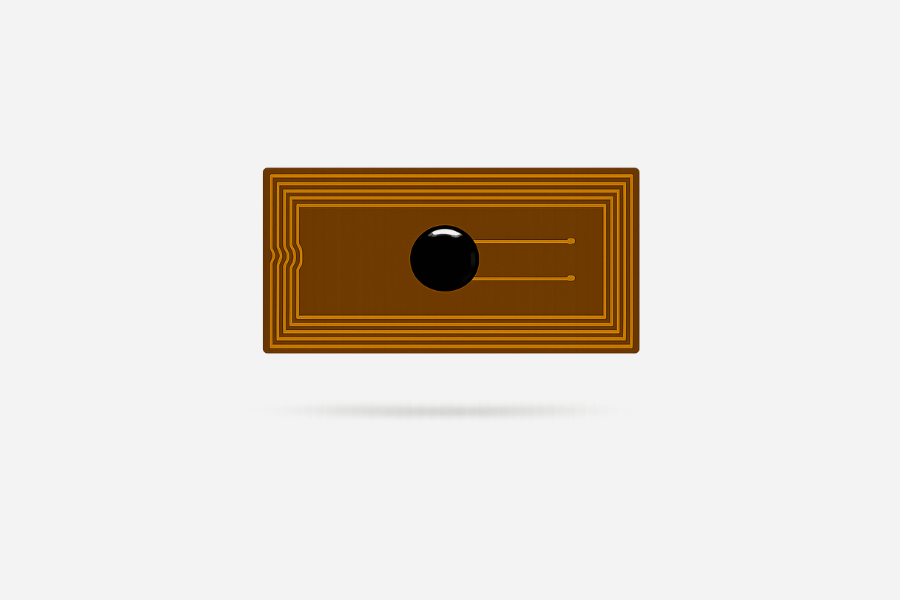 NFC-kleebis metallile, ruudukujuline, NTAG213, 9x18 mm (10 tükki)