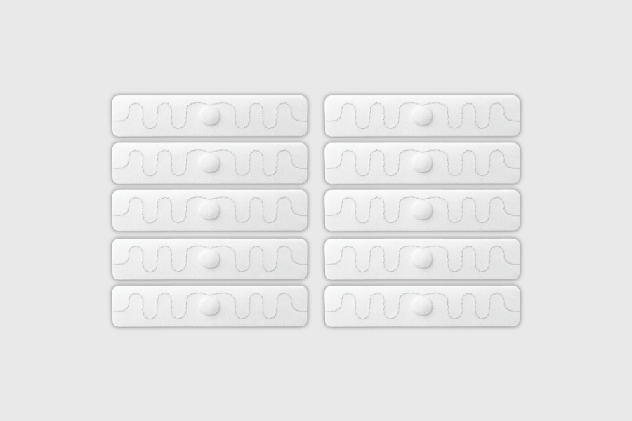 RFID-õmblusetikett U9 70x15 mm (10 tükki)