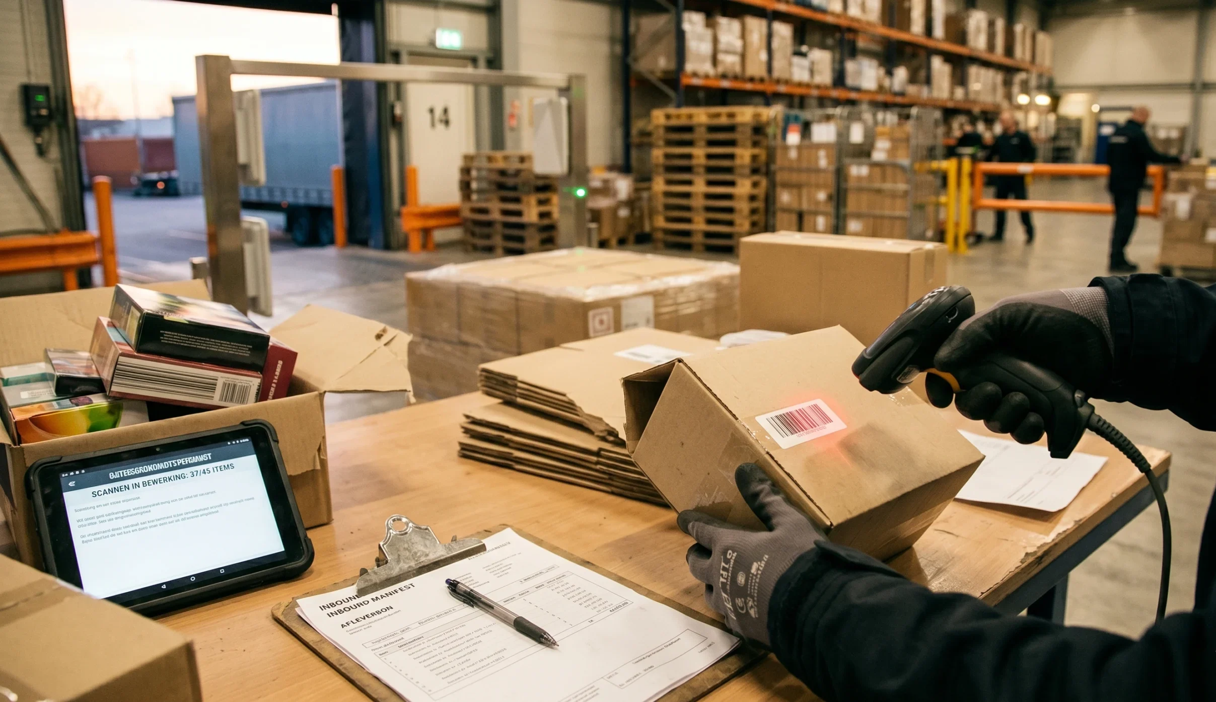 Probleem ilma RFID-põhise kaubavastuvõtuta