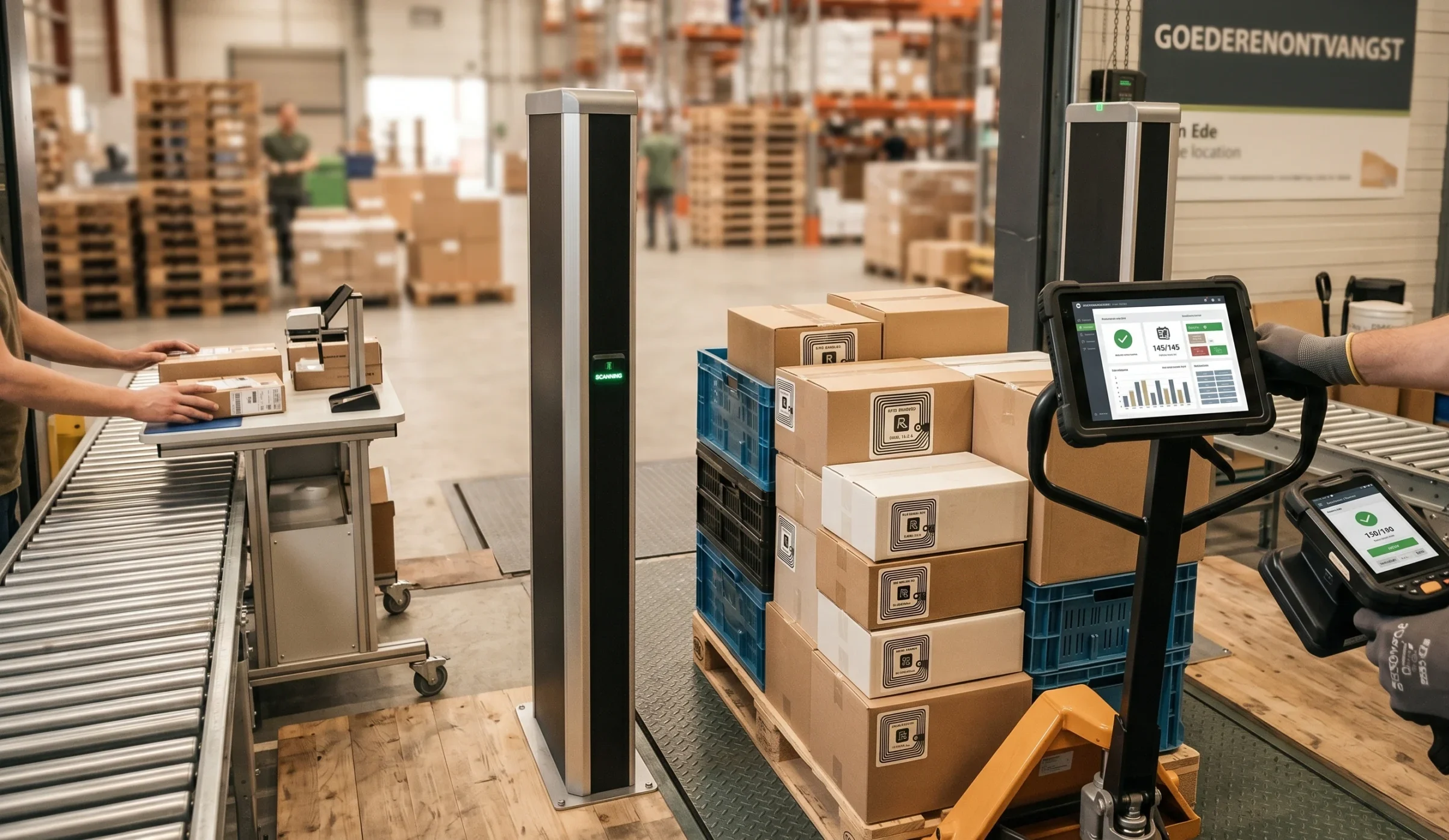 Kuidas RFID-põhine kaupade vastuvõtt praktikas toimib