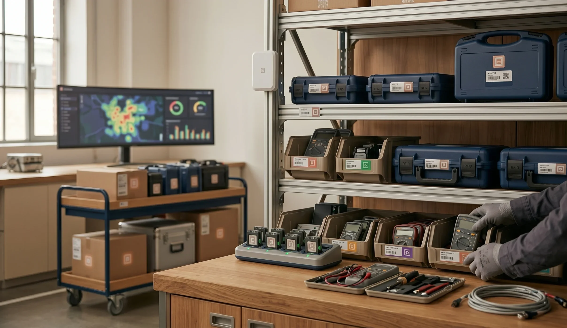 RFID-varade jälgimise eelised selles rakenduses