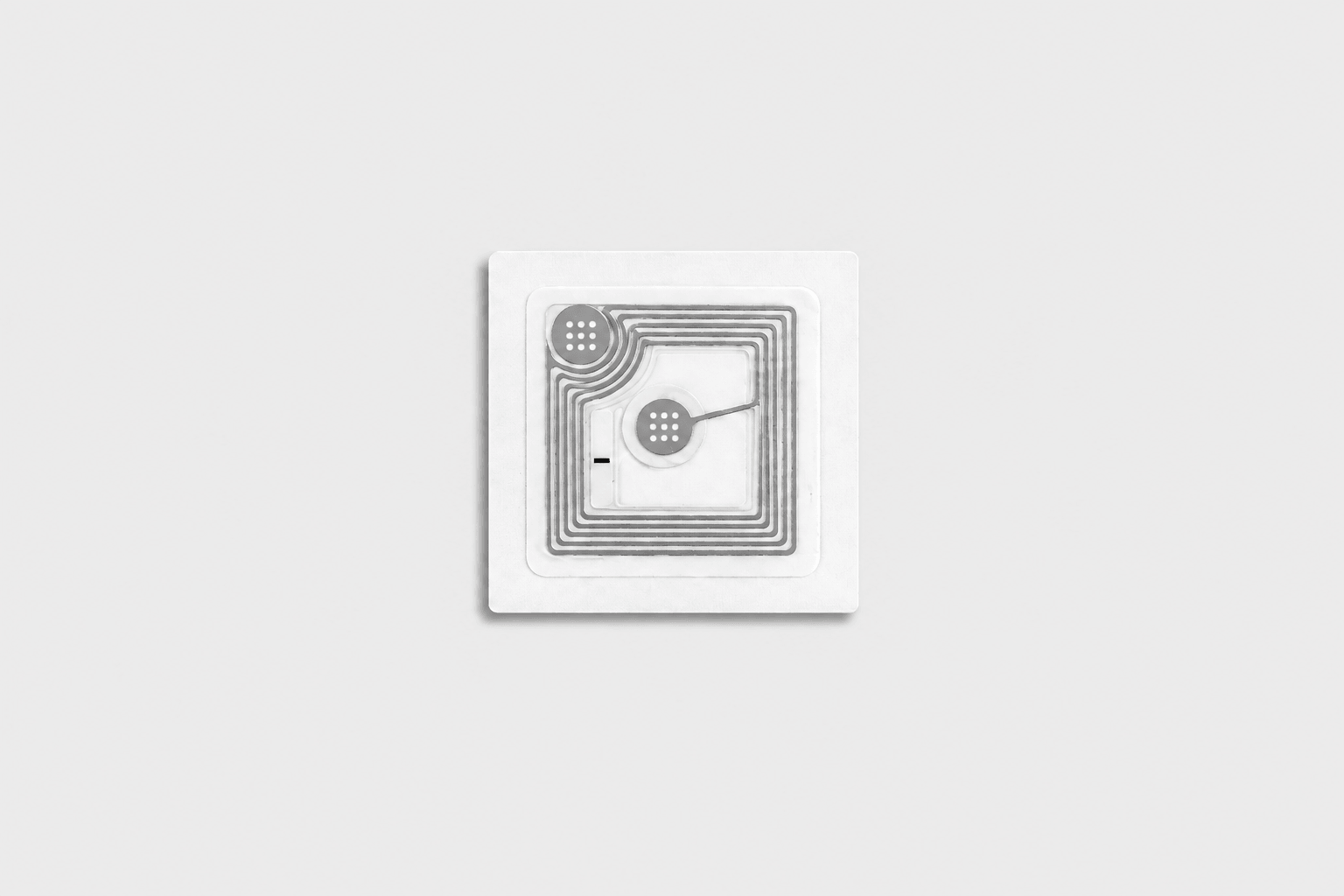NFC-kleebis, ruudukujuline, NTAG213, läbipaistev, 18x18 mm (10 tükki)